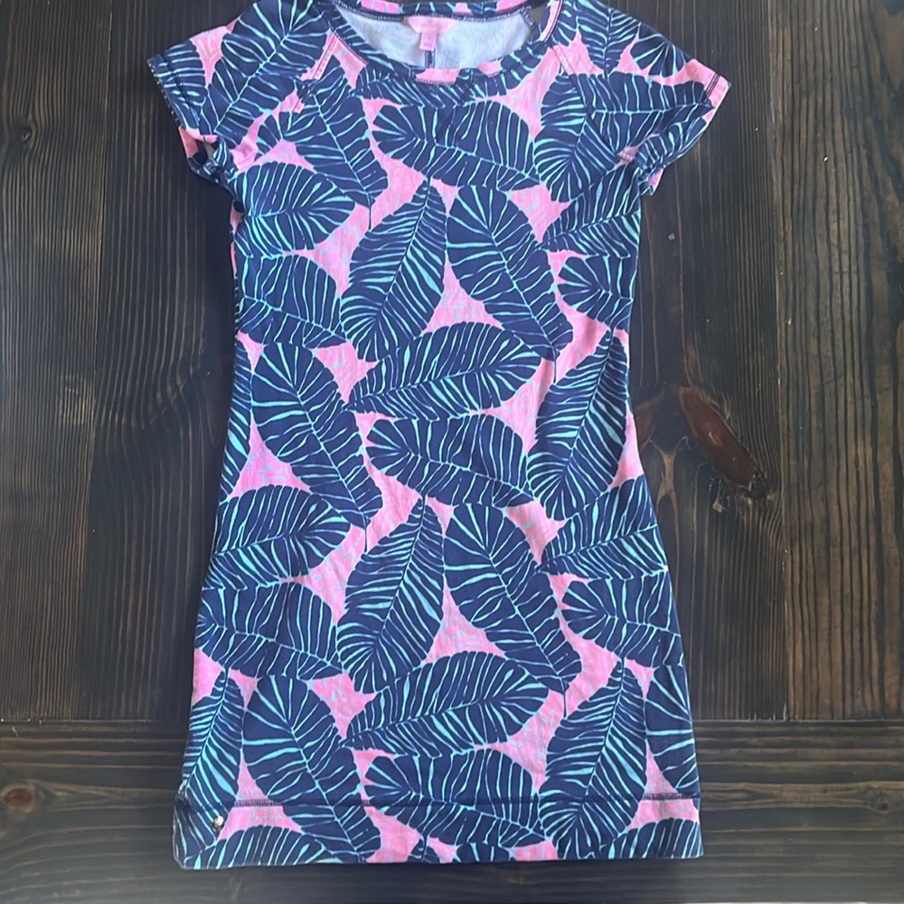 Lilly Pulitzer Under The Palms Terry Cloth dress size S